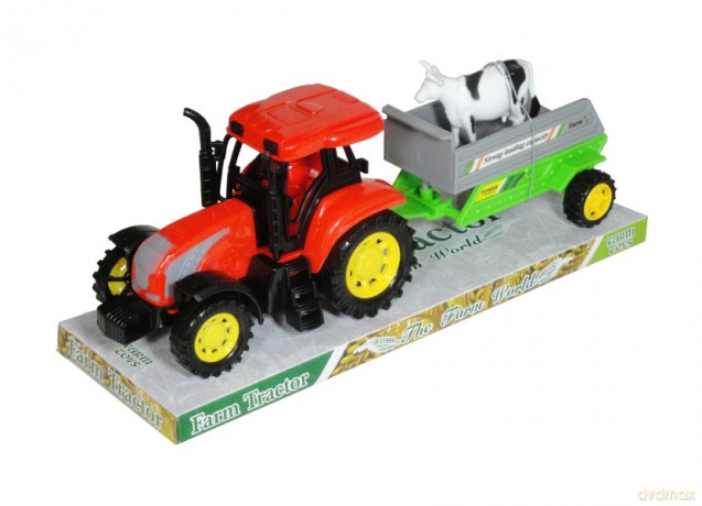 Traktor z przyczepą