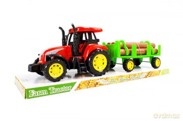 Traktor z przyczepą