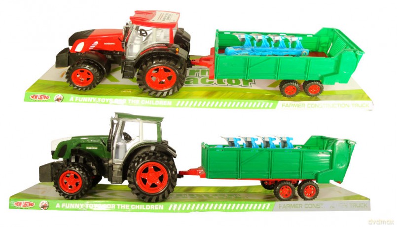 Traktor z przyczepą 80 cm