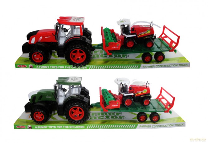 Traktor z przyczepą 80 cm
