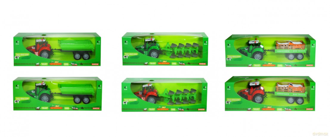 Traktor z przyczepą polski moduł