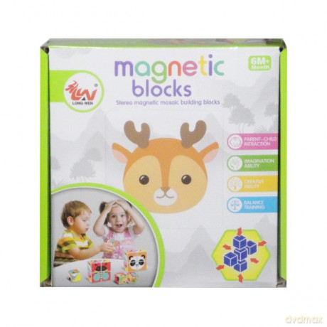 Układanka klockowa magnetyczna [KLOCKI]