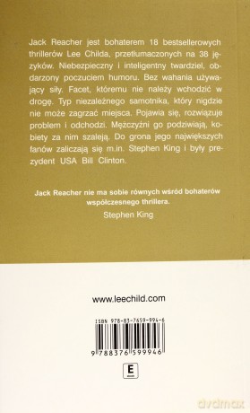 Uprowadzony Jack Reacher - Lee Child [KSIĄŻKA]