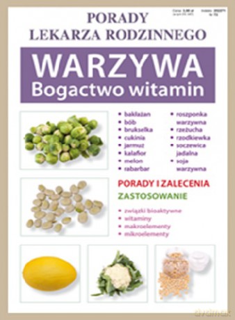 Warzywa Bogactwo Witamin Porady Lekarza Rodzinnego - Anna Kubanowska [KSIĄŻKA]