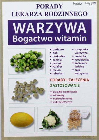 Warzywa Bogactwo Witamin Porady Lekarza Rodzinnego - Anna Kubanowska [KSIĄŻKA]