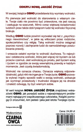Wolność Odwaga Bycia Sobą - Osho [KSIĄŻKA]