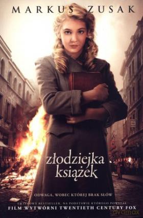 Złodziejka Książek - Markus Zusak (okładka filmowa) [KSIĄŻKA]