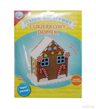 Zestaw kreatywny cukierkowy domek