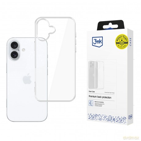 Etui do Apple iPhone 16 - 3mk Clear Case