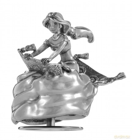 Aladdin Jasmine Pewter Music Carousel (Plays 'A Whole New World')