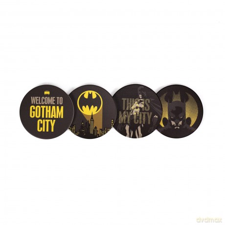 Batman zestaw ceramicznych podkładek pod kubek - Dc Comics (Gotham City)