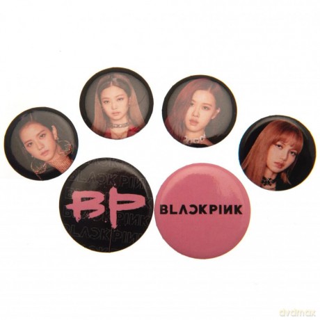 Black Pink Mix Badge Pcks