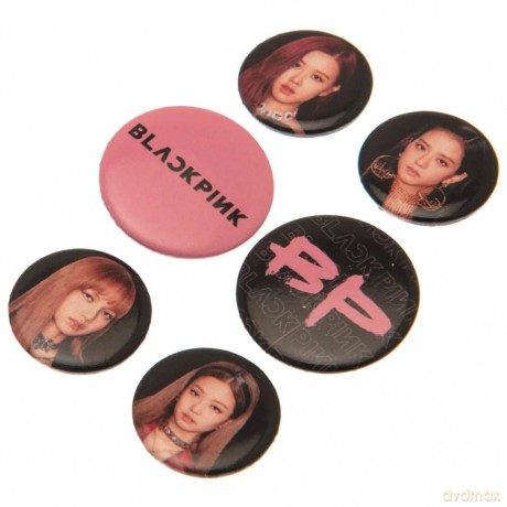 Black Pink Mix Badge Pcks