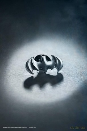 DC Comic Comic Batman Insignia Pewter Lapel Pin