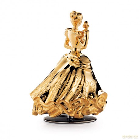 Disney Cinderella Pewter Music Carousel 70Th Anniversary Gold (Plays: A Dream Is A Wish Your Heart Makes)
