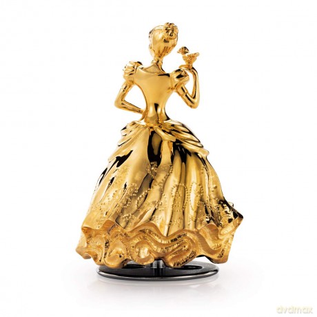Disney Cinderella Pewter Music Carousel 70Th Anniversary Gold (Plays: A Dream Is A Wish Your Heart Makes)