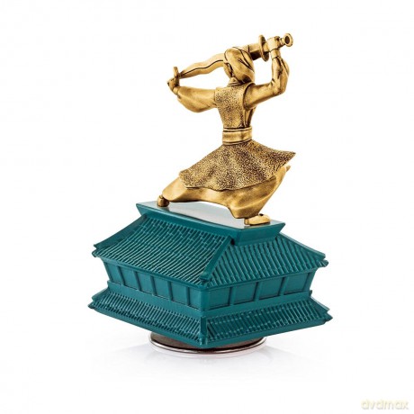Disney Mulan Gilt Pewter Music Carousel (Plays: Reflection)