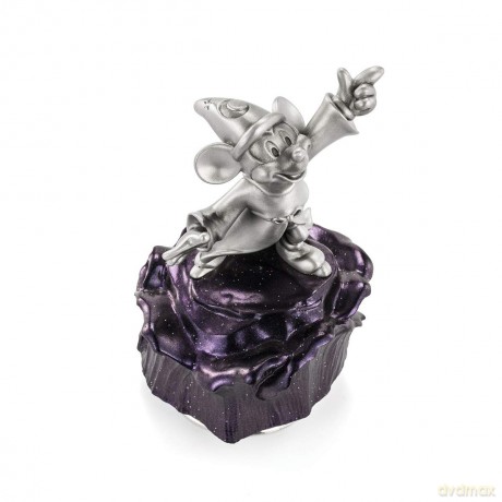 Disney Sorceror Mickey Pewter Music Carousel (Plays: The Sorcerer'S Apprentice)