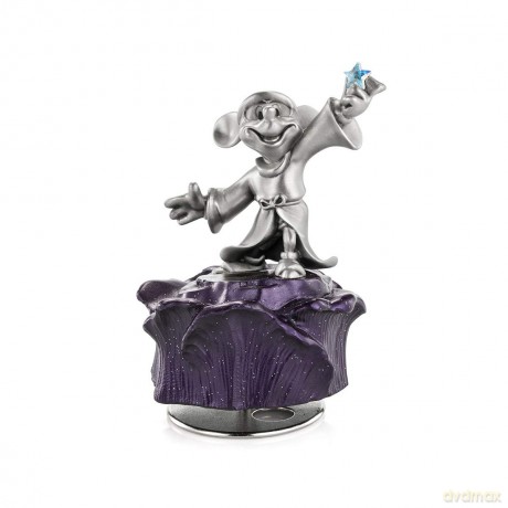 Disney Sorceror Mickey Star Pewter Music Carousel (Plays: The Sorcerer'S Apprentice)