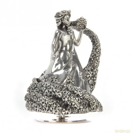Frozen Elsa Pewter Music Carousel (Plays 'Let It Go')