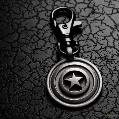 Marvel Captain America Emblem Keychain