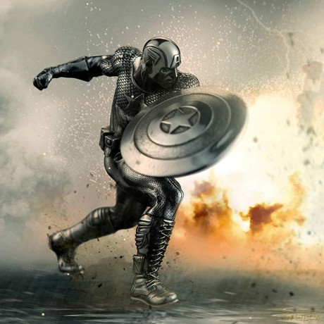 Marvel Captain America First Avenger Pewter Figurine