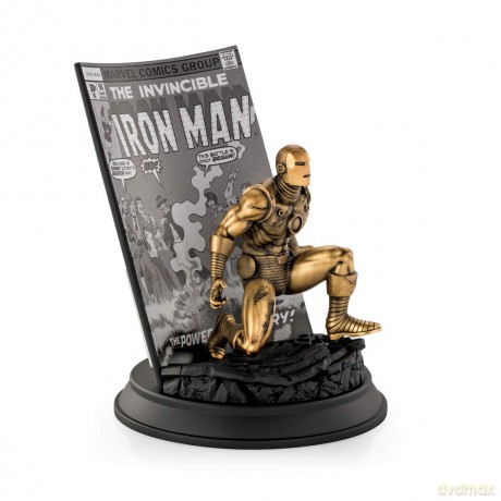 Marvel Comic The Invincible Iron Man #96 Gilt Pewter Figurine