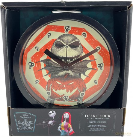 Nightmare Before Christmas The Pumpkin King Desk Clock