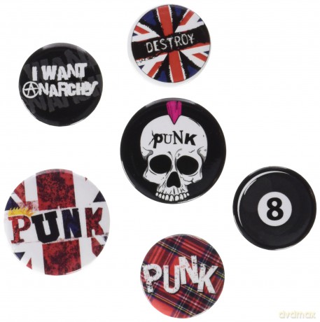 Punk Union Jack Badge Pack