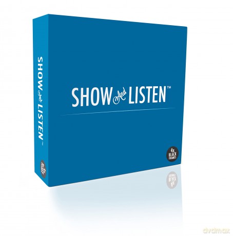 Show And Listen Black Lp Flip Frame 4 Pack
