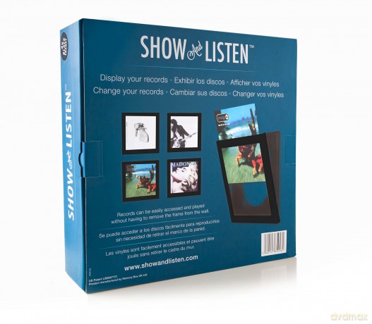 Show And Listen Black Lp Flip Frame 4 Pack
