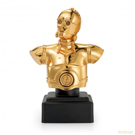 Star Wars C-3Po Bust Gilt Pewter Figurine