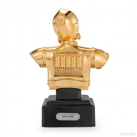 Star Wars C-3Po Bust Gilt Pewter Figurine