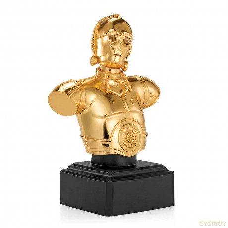 Star Wars C-3Po Bust Gilt Pewter Figurine