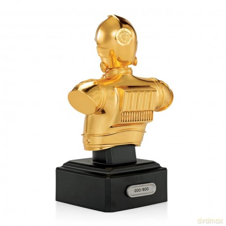 Star Wars C-3Po Bust Gilt Pewter Figurine