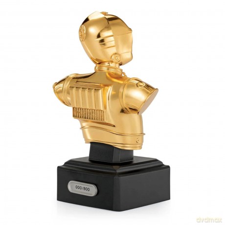 Star Wars C-3Po Bust Gilt Pewter Figurine