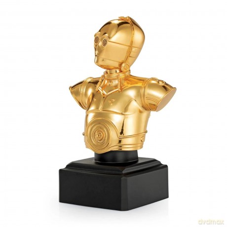 Star Wars C-3Po Bust Gilt Pewter Figurine
