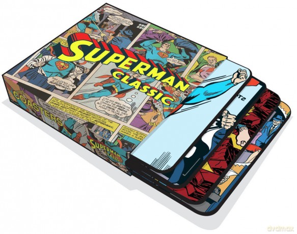 Superman Coasters Four Pack