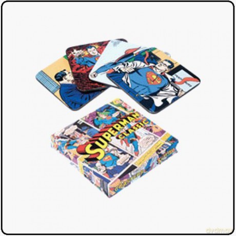 Superman Coasters Four Pack