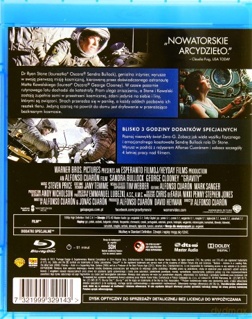 Grawitacja [Blu-Ray]