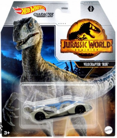 Hot Wheels. GRW52 Jurassic World. Velociraptor Blue
