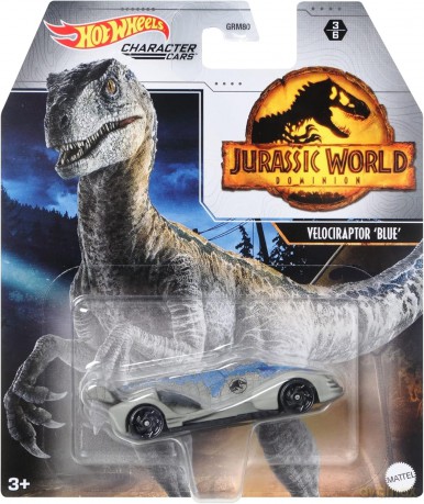 Hot Wheels. GRW52 Jurassic World. Velociraptor Blue