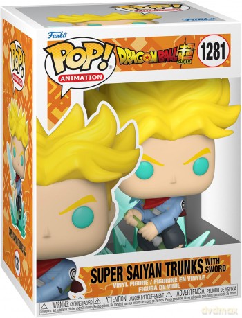 Animation Dragon Ball Super Super Saiyan Trunks z mieczem Funko POP [FIGURKA]