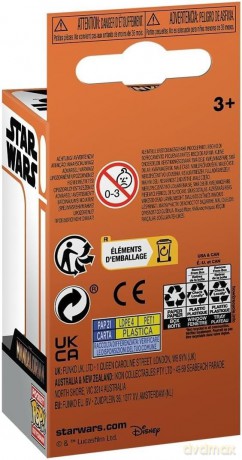 Brelok Mandalorian Grogu w unoszącym się wózku Funko POP