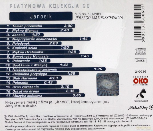 Janosik soundtrack [CD]