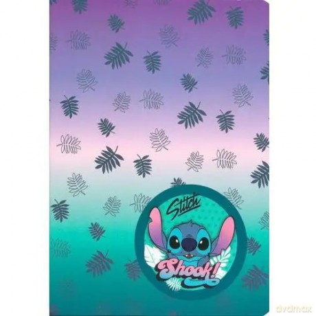 Paczka Zeszyt A5 32 k. 3-linie Disney Core wzór 2 Stitch 6 szt.