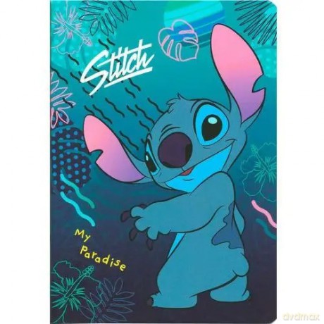 Paczka Zeszyt A5 32 k. 3-linie Disney Core wzór 4 Stitch 6 szt.
