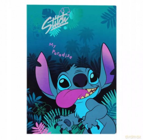 Paczka Zeszyt A5 32 k. kratka Disney Core wzór 3 Stitch 6 szt.
