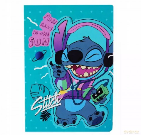 Paczka Zeszyt A5 32 k. kratka Disney Core wzór 4 Stitch 6 szt.