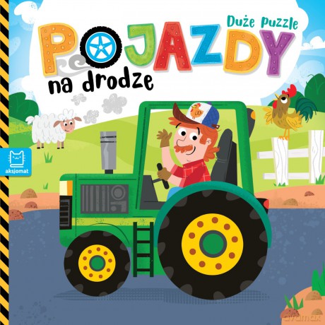 Pojazdy na drodze. Duże puzzle - Grażyna Wasilewicz [KSIĄŻKA]